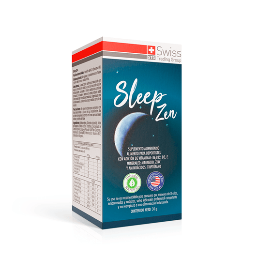Sleep Zen – Descanso y Relajación Nocturna | Magnesio + Triptófano | 60 Cápsulas