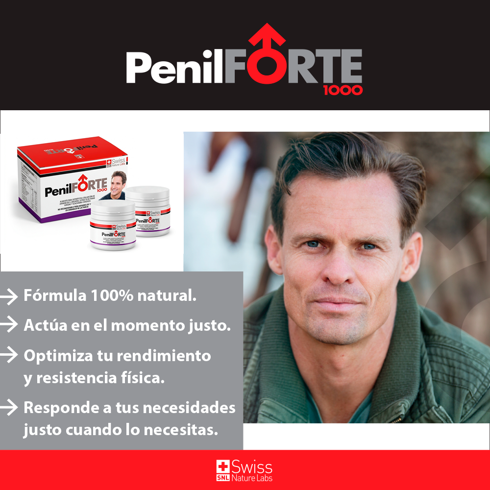 Penil Forte 1000 – Energía y Vitalidad Masculina | L-Arginina + Ginseng | 30 Cápsulas