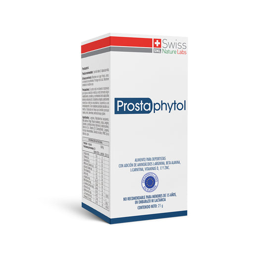 Prostaphytol – Bienestar Masculino | L-Arginina, L-Carnitina y Zinc | 60 Cápsulas