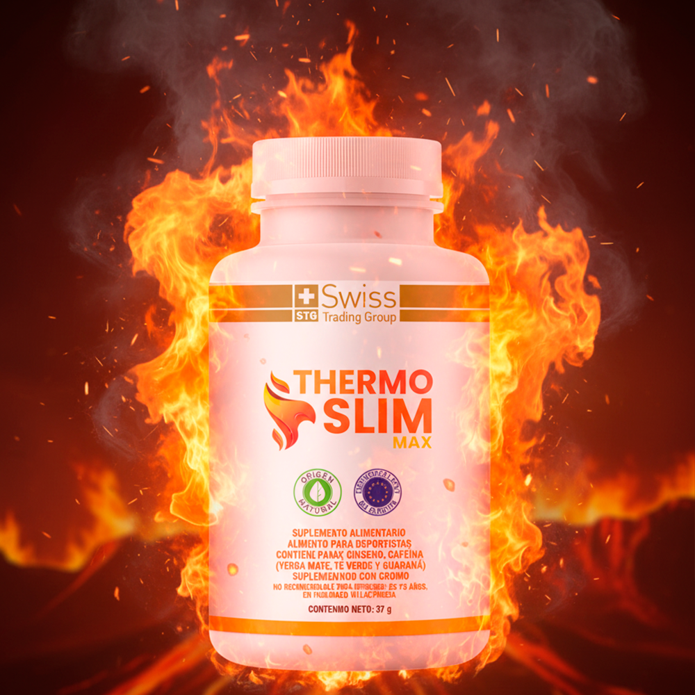 Thermo Slim Max – Termogénico y Energía | 60 Cápsulas | Control de Peso