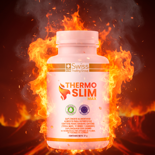Thermo Slim Max – Termogénico y Energía | 60 Cápsulas | Control de Peso