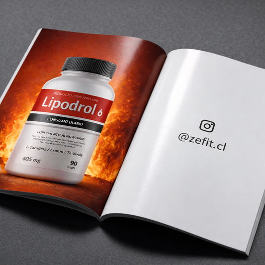 Lipodrol Quemador de Grasa Natural 405 mg | Control de Peso y Energía | 90 Cápsulas