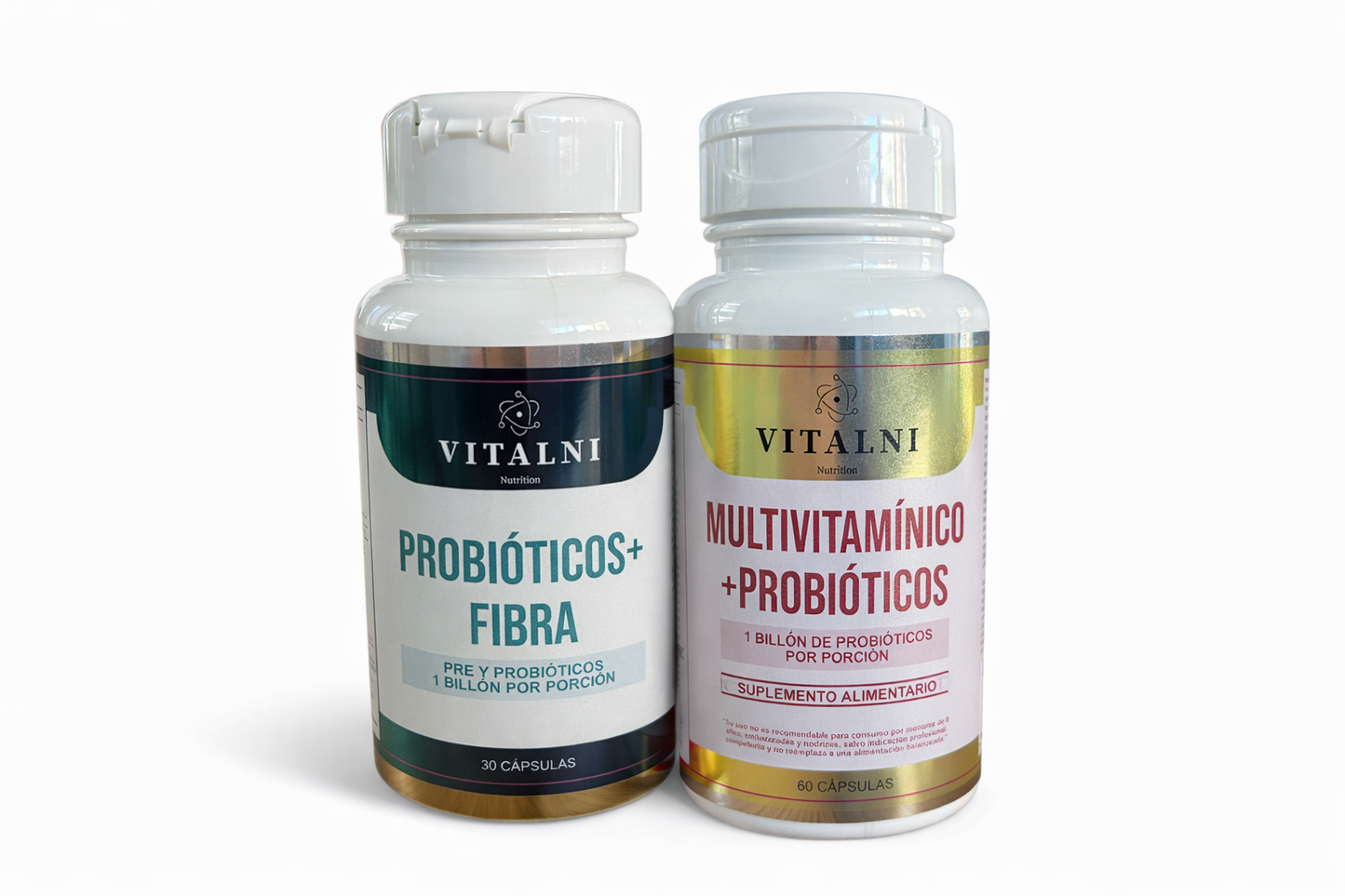 Pack Probióticos + Fibra & Multivitamínico + Probióticos – Equilibrio Digestivo, Energía y Bienestar Integral