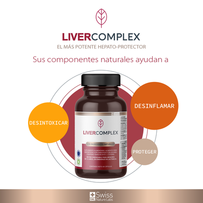 Liver Complex – Detox Hepático | 60 Cápsulas | Bienestar y Depuración