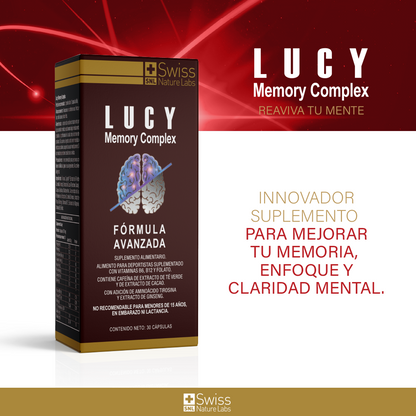 Lucy Memory Complex Memoria y Enfoque | Ginseng y Vitaminas B