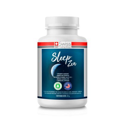 Sleep Zen – Descanso y Relajación Nocturna | Magnesio + Triptófano | 60 Cápsulas