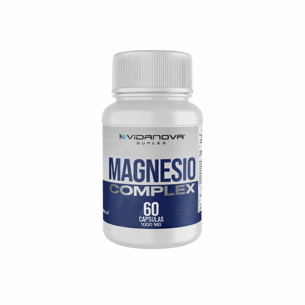 Magnesio Complex – 1000 mg | 60 Cápsulas | Alta Absorción