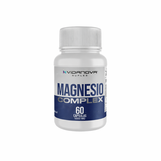 Magnesio Complex – 1000 mg | 60 Cápsulas | Alta Absorción