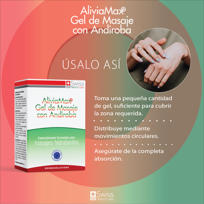 AliviaMax Gel de Masaje con Andiroba | Relajación Muscular
