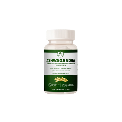 Ashwagandha 12:1 Alta Potencia + Black Pepper | Equilibrio, Calma y Vitalidad
