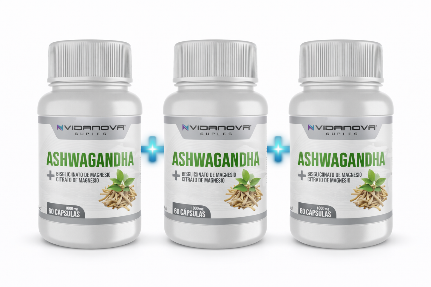 Pack Ashwagandha + Magnesio x3 – Equilibrio, Relajación y Bienestar Integral