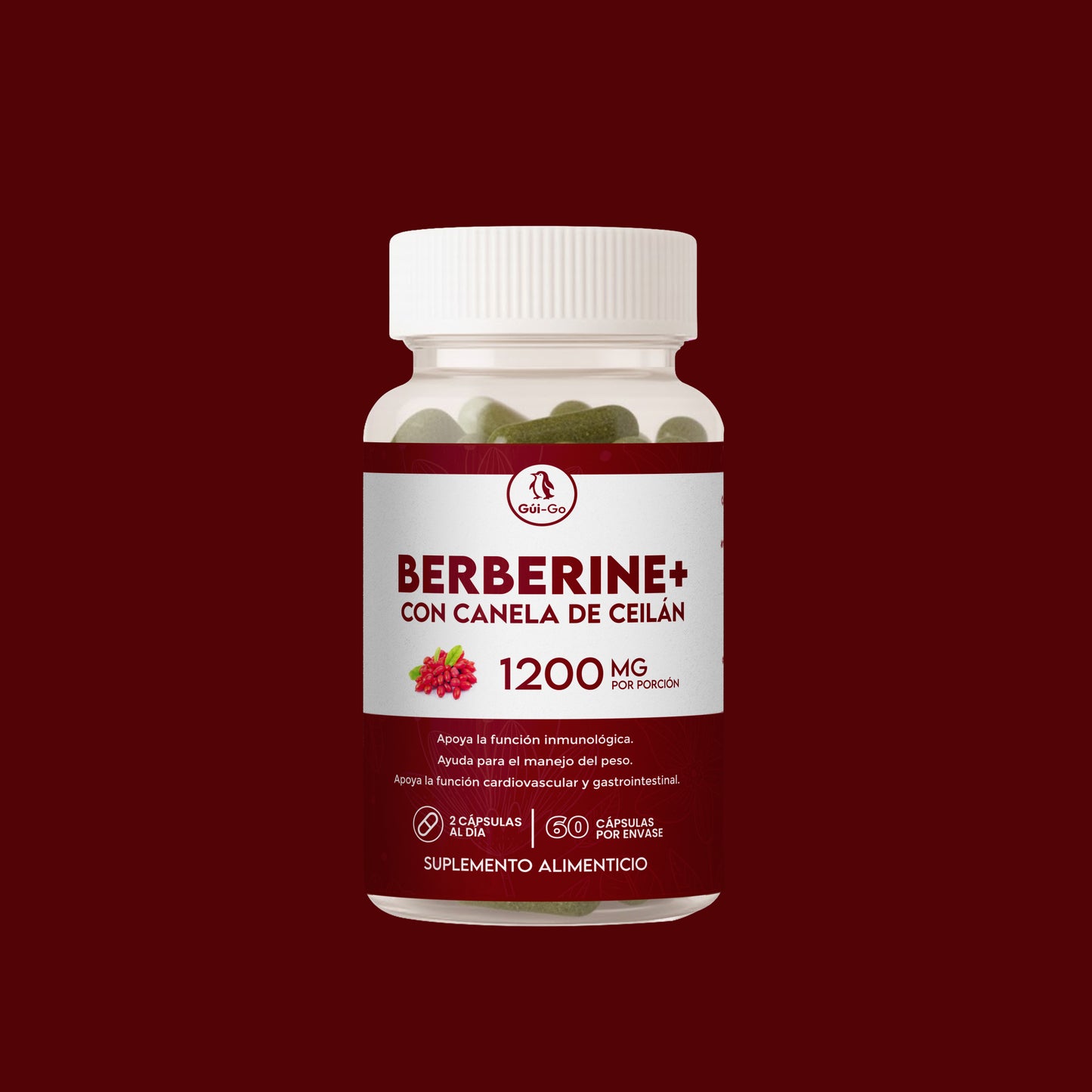 Berberina 1200 mg + Canela de Ceilán | Equilibrio Metabólico Premium