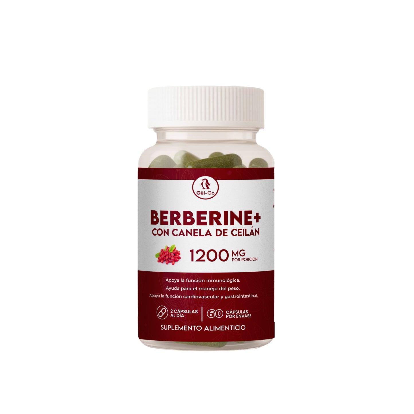 Berberina 1200 mg + Canela de Ceilán | Equilibrio Metabólico Premium