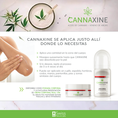 Cannaxine – Pomada Corporal | Cuidado Muscular y Relajación
