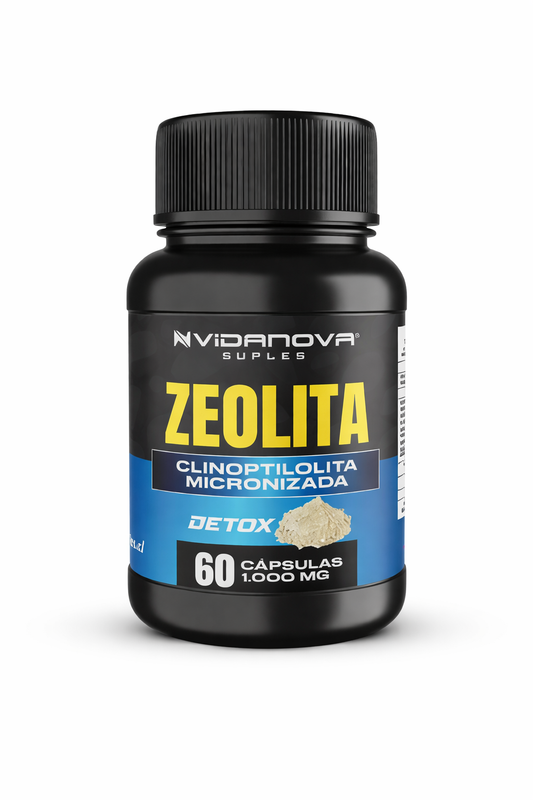 Zeolita Micronizada – Clinoptilolita 1000 mg | 60 Cápsulas Detox