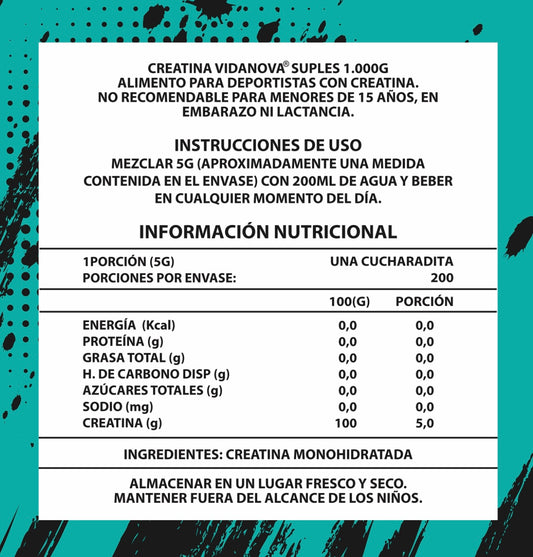 Creatina Monohidratada Micronizada Pro 1 kg – Máxima Fuerza, Potencia y Rendimiento Superior