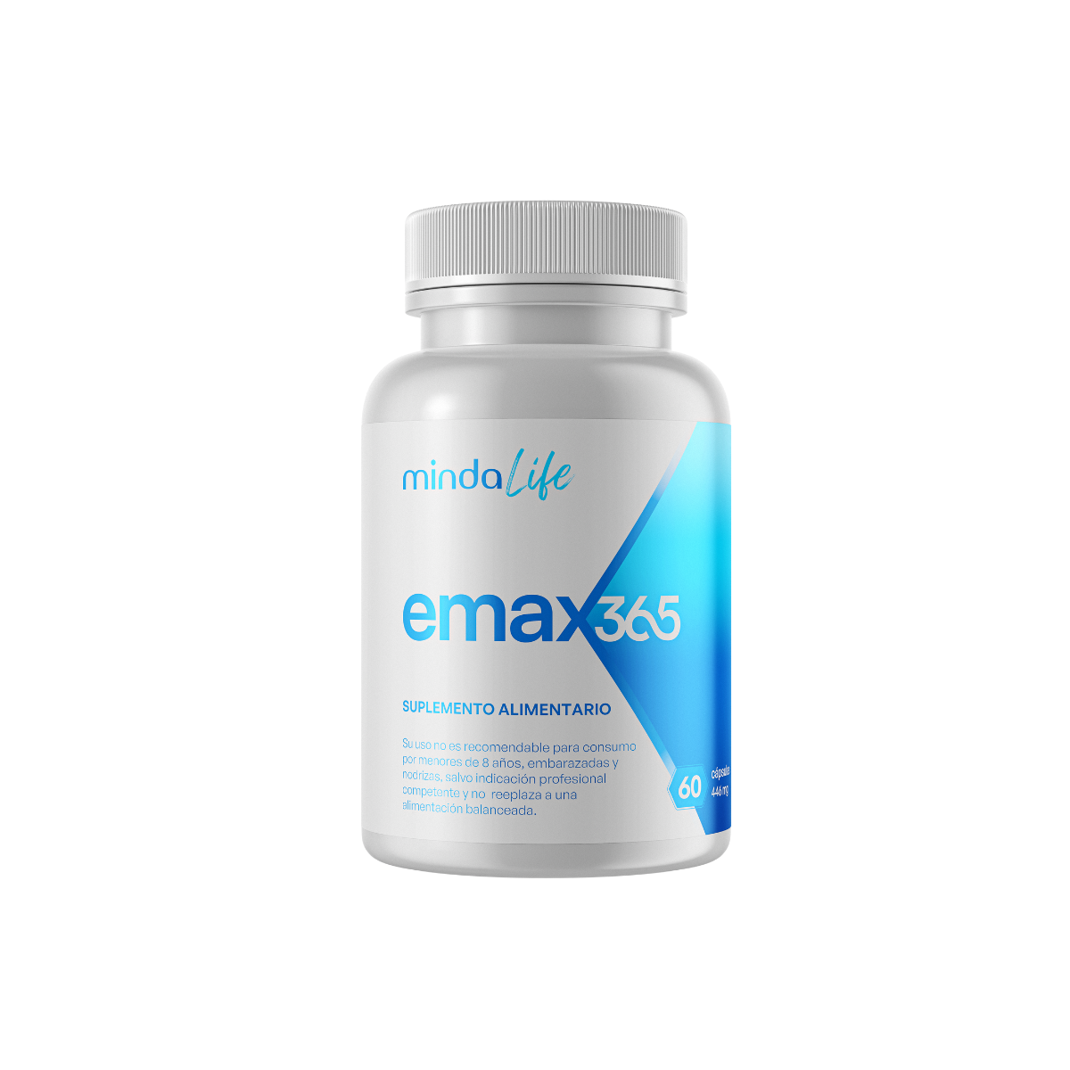 Emax 365 Mindalife | Suplemento Alimentario 60 Cápsulas para Bienestar Integral