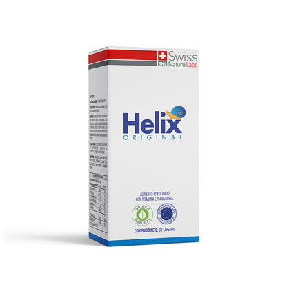 Helix Original – Bienestar Digestivo | 30 Cápsulas | Con Vitamina C y Magnesio