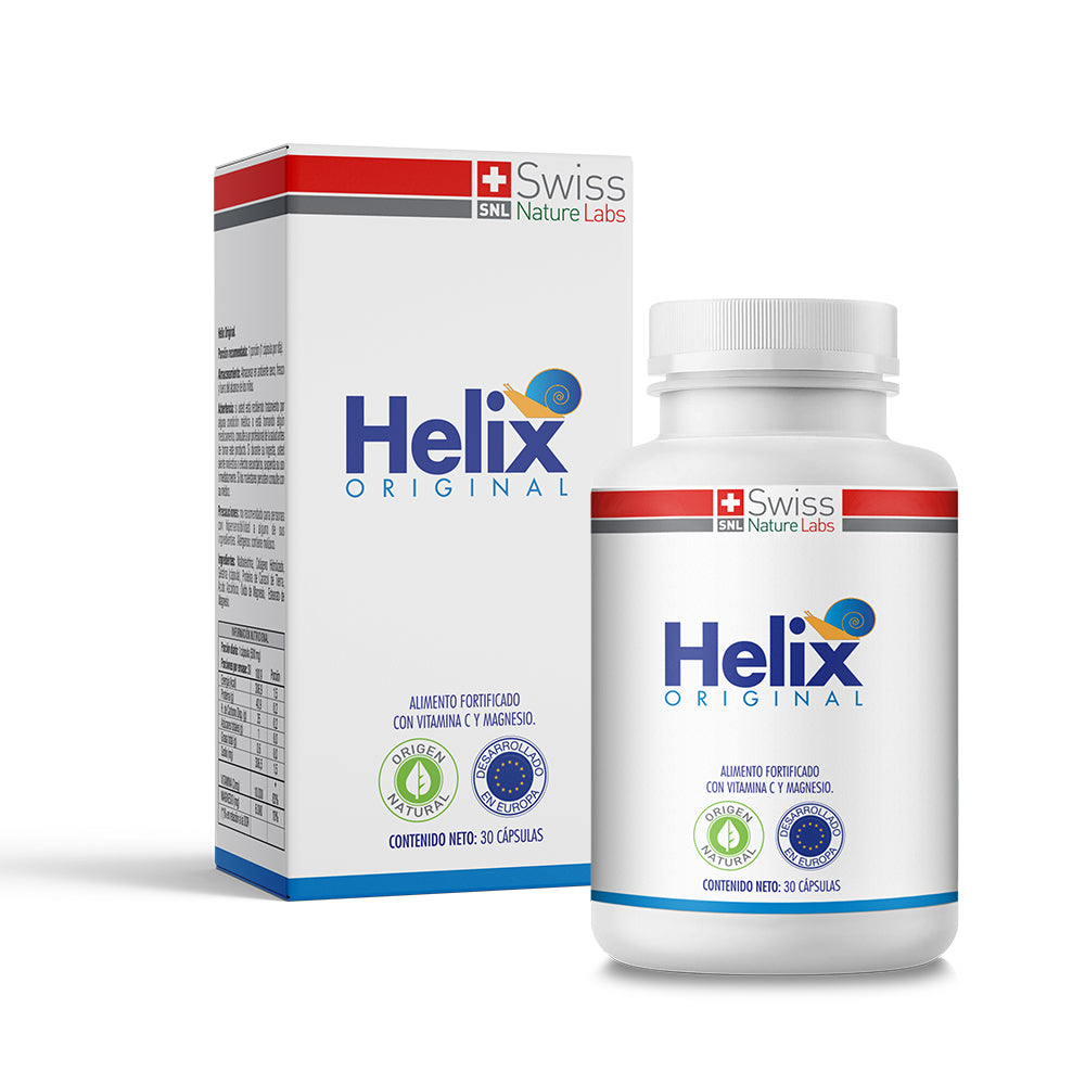 Helix Original – Bienestar Digestivo | 30 Cápsulas | Con Vitamina C y Magnesio