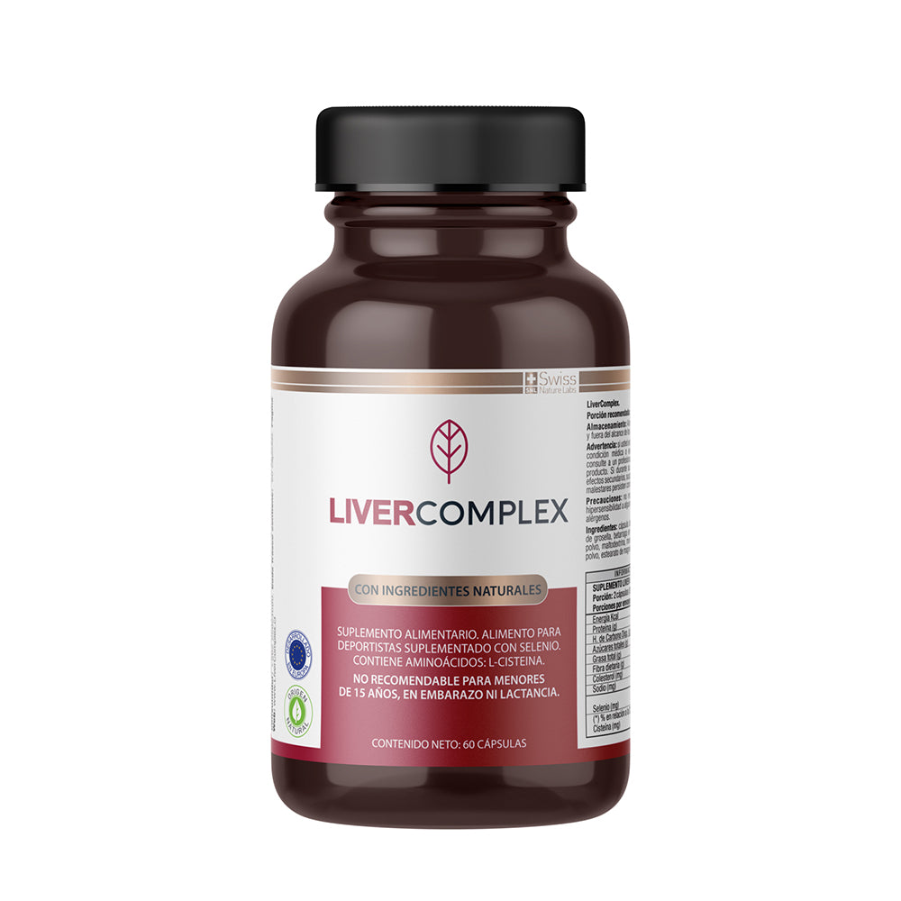 Liver Complex – Detox Hepático | 60 Cápsulas | Bienestar y Depuración
