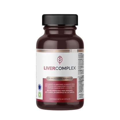 Liver Complex – Detox Hepático | 60 Cápsulas | Bienestar y Depuración