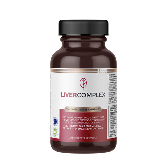 Liver Complex – Detox Hepático | 60 Cápsulas | Bienestar y Depuración