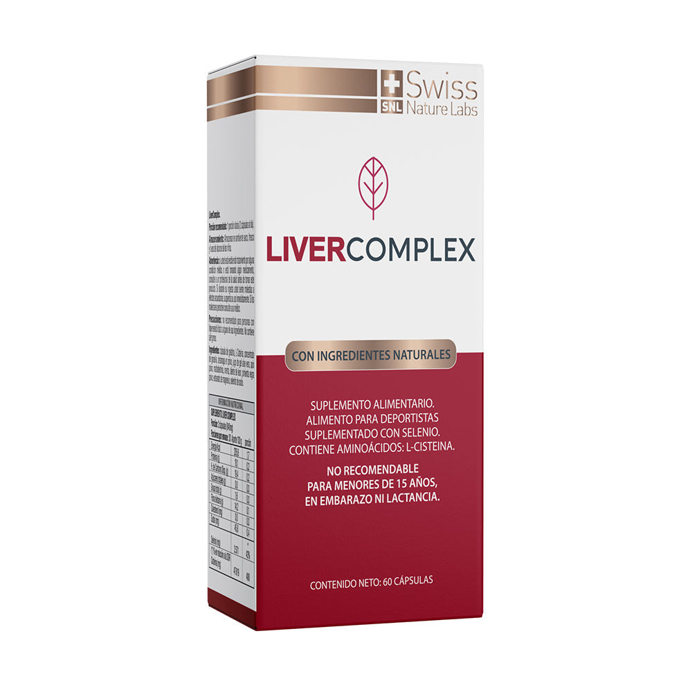 Liver Complex – Detox Hepático | 60 Cápsulas | Bienestar y Depuración