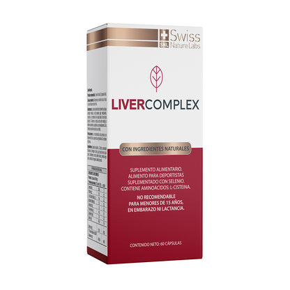 Liver Complex – Detox Hepático | 60 Cápsulas | Bienestar y Depuración