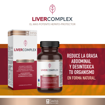 Liver Complex – Detox Hepático | 60 Cápsulas | Bienestar y Depuración