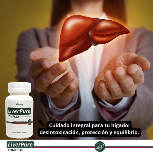 LiverPure Complex – Detox Hepático, Energía y Bienestar Digestivo Integral