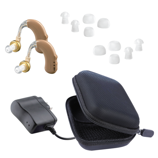 Micro-Ear Amplificador Auditivo Recargable – Dispositivo de Sonido Discreto y Ajustable