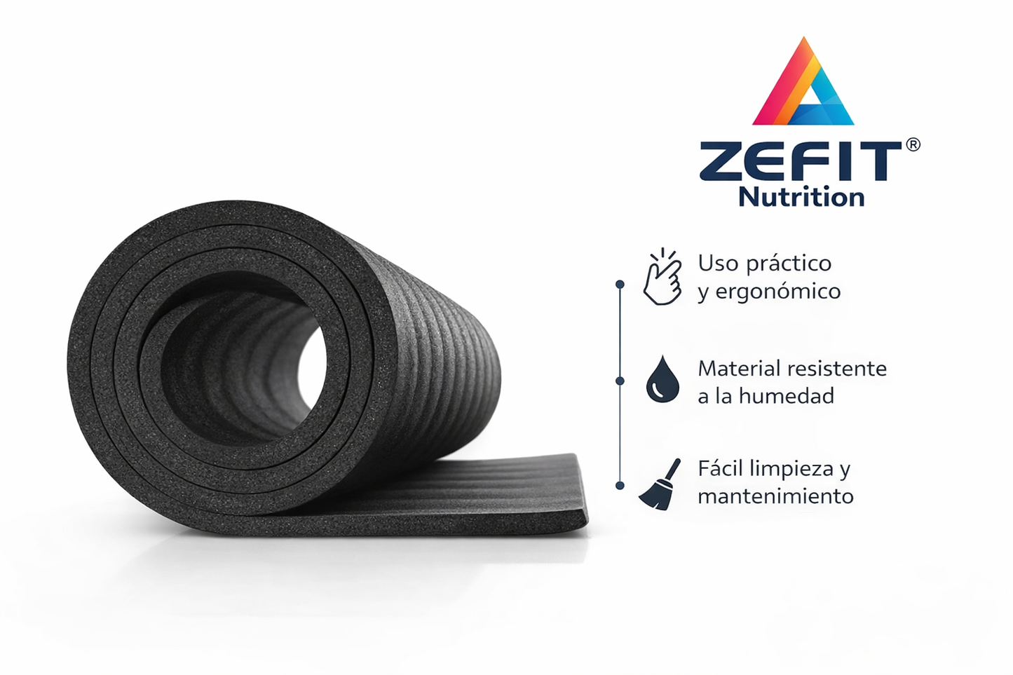 Colchoneta de Yoga Premium  Mat Antideslizante para Ejercicio, Fitness y Recuperación