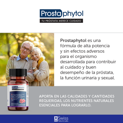 Prostaphytol – Bienestar Masculino | L-Arginina, L-Carnitina y Zinc | 60 Cápsulas