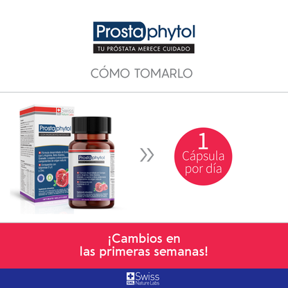 Prostaphytol – Bienestar Masculino | L-Arginina, L-Carnitina y Zinc | 60 Cápsulas
