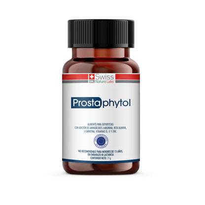 Prostaphytol – Bienestar Masculino | L-Arginina, L-Carnitina y Zinc | 60 Cápsulas