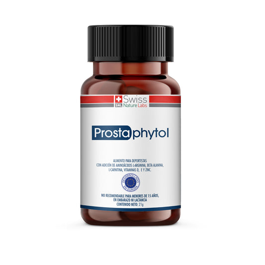 Prostaphytol – Bienestar Masculino | L-Arginina, L-Carnitina y Zinc | 60 Cápsulas