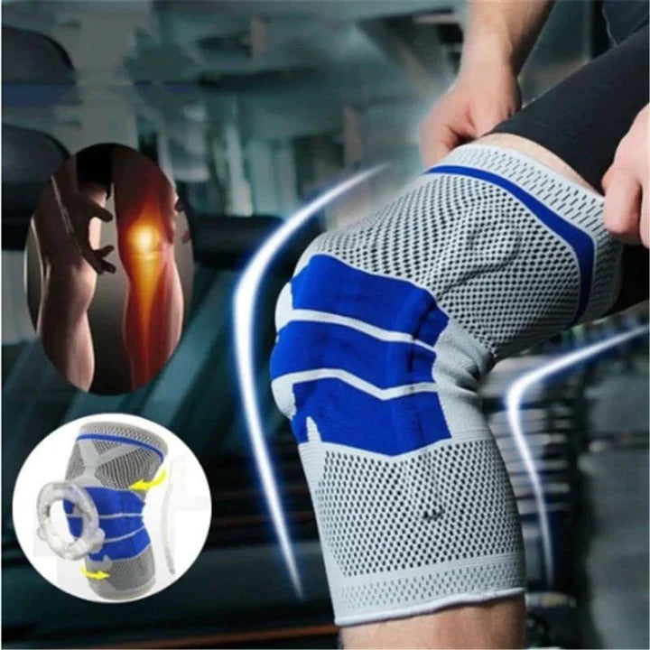 Rodillera Deportiva de Gel Térmico – Soporte de Rodilla con Compresión y Alivio del Dolor