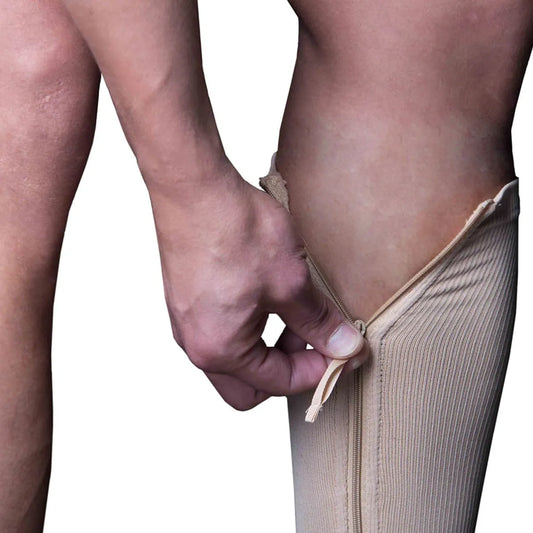 Calcetines de Compresión con Cierre XXL / XXXL – Soporte Circulatorio y Piernas Livianas