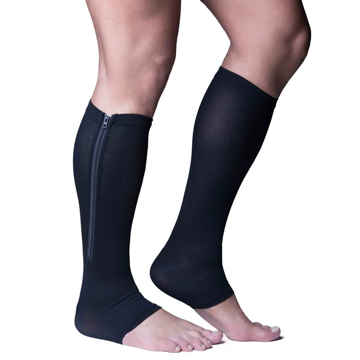 Calcetines de Compresión con Cierre XXL / XXXL – Soporte Circulatorio y Piernas Livianas