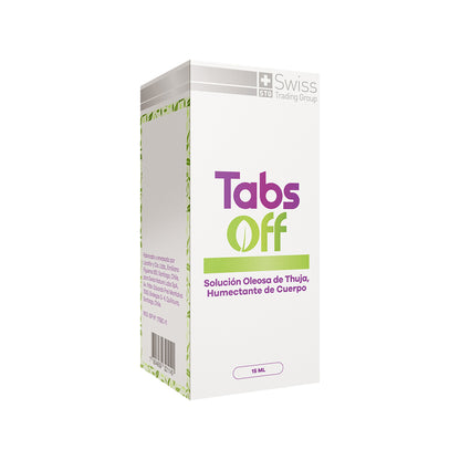 Tabs Off – Solución Oleosa de Thuja | Cuidado Localizado de la Piel | 15 ml