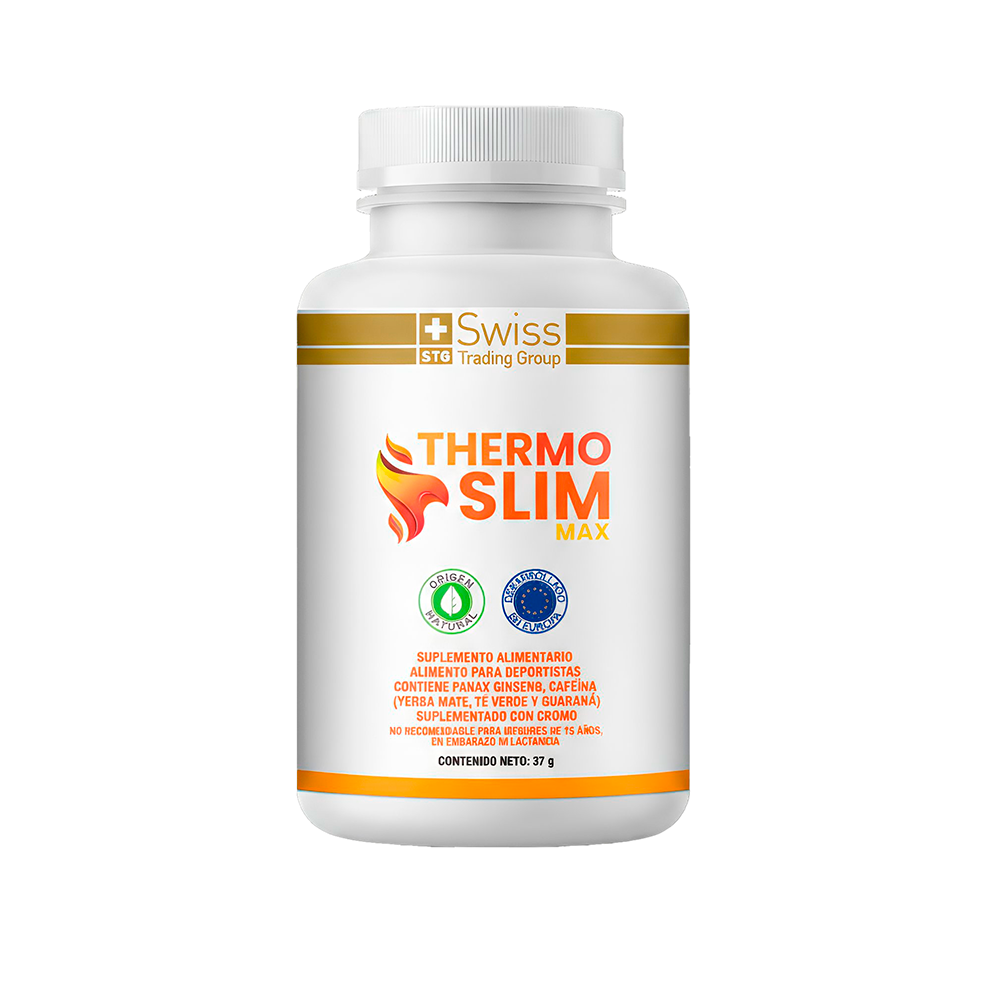 Thermo Slim Max – Termogénico y Energía | 60 Cápsulas | Control de Peso