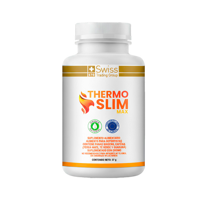 Thermo Slim Max – Termogénico y Energía | 60 Cápsulas | Control de Peso