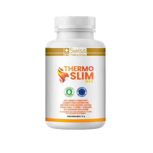 Thermo Slim Max – Termogénico y Energía | 60 Cápsulas | Control de Peso