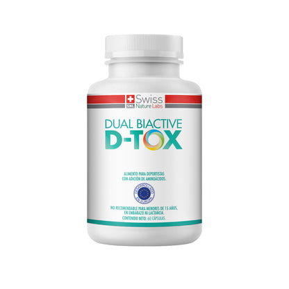 Dual Biactive D-Tox – Detox Avanzado | 60 Cápsulas | Depuración y Bienestar