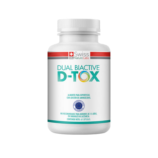 Dual Biactive D-Tox – Detox Avanzado | 60 Cápsulas | Depuración y Bienestar