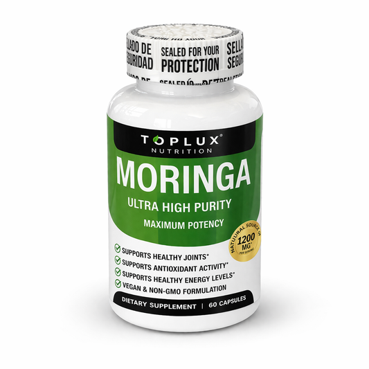 Moringa Alta Pureza 1200 mg – Energía Natural, Antioxidante y Vitalidad Diaria