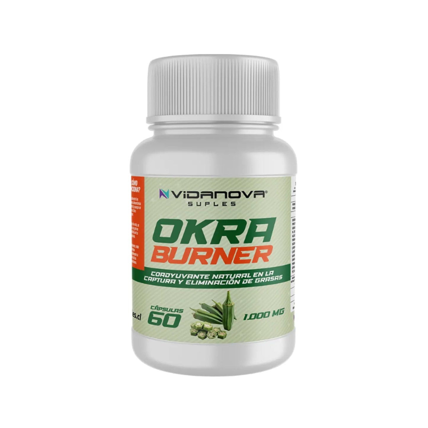 Okra Burner 1000 mg – Apoyo Natural para el Control de Peso y Eliminación de Grasas