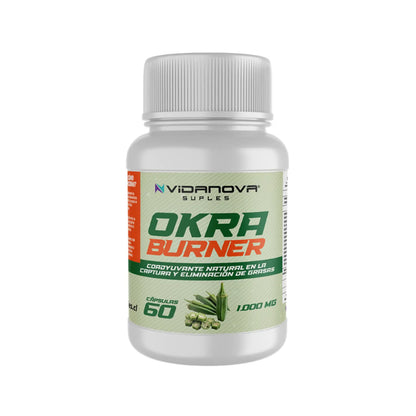 Okra Burner 1000 mg – Apoyo Natural para el Control de Peso y Eliminación de Grasas