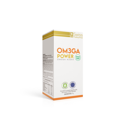 OM3GA Power – Omega 3 de Algas DHA 800 | 60 Cápsulas | Salud Cerebral y Cardiovascular