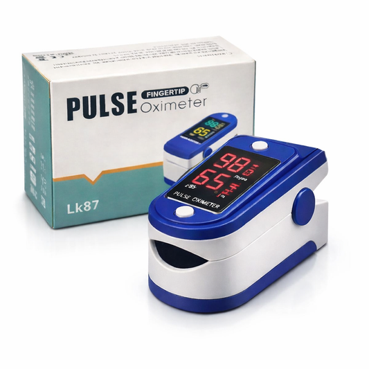 Oxímetro de Pulso Digital de Dedo – Medición Precisa SpO2 y Ritmo Cardíaco Portátil